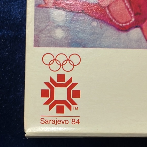 Sarajevo 1984 Olympics Playing Cards Sealed in Package Figure Skater - Picture 6 of 10